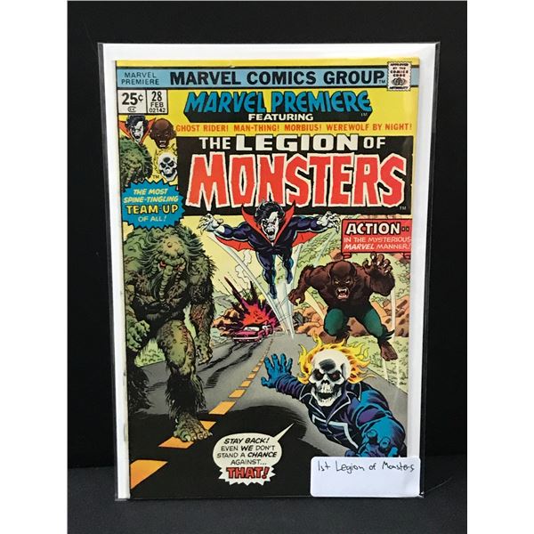 MARVEL PREMIERE FEATURING THE LEAGUE OF MONSTERS #28 1ST LEGION OF MONESTERS - MARVEL COMICS