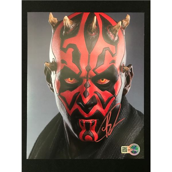 RAY PARK SIGNED DARTH MAUL STAR WARS 8X10 - WWOC COA