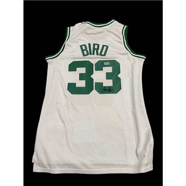 LARRY BIRD SIGNED BOSTON CELTICS JERSEY - BECKETT COA