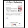 Image 3 : SATCHEL PAIGE SIGNED AND FRAMED SCOREBOOK COVER - PSA LOA