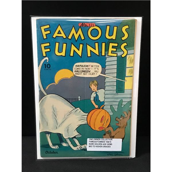 FAMOUS FUNNIES #123 ONE OWNER COLLECTION (1940'S)