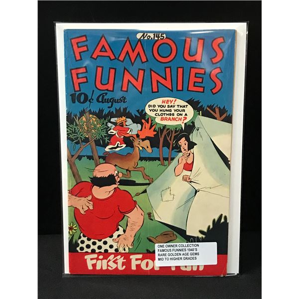 FAMOUS FUNNIES #145 ONE OWNER COLLECTION (1940'S)
