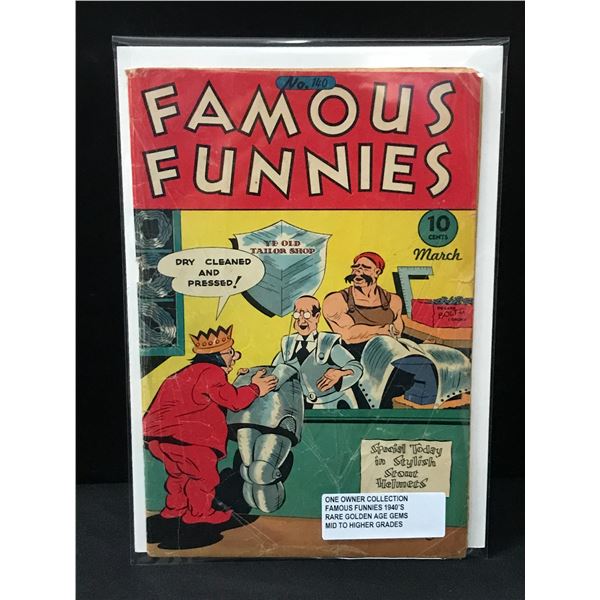 FAMOUS FUNNIES #140 ONE OWNER COLLECTION (1940'S)