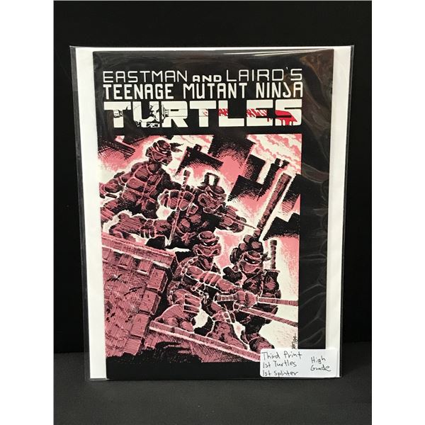 TEENAGE MUTANT NINJA TURTLES 3RD PRINT - 1ST TURTLES & SPLINTER - EASTMAN AND LAIRD