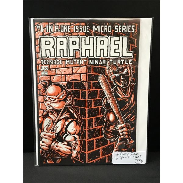 1ST PRINT TEENAGE MUTANT NINJA TURTLES RAPHASEL NO.1 1ST CASEY JONES - EASTMAN AND LAIRD