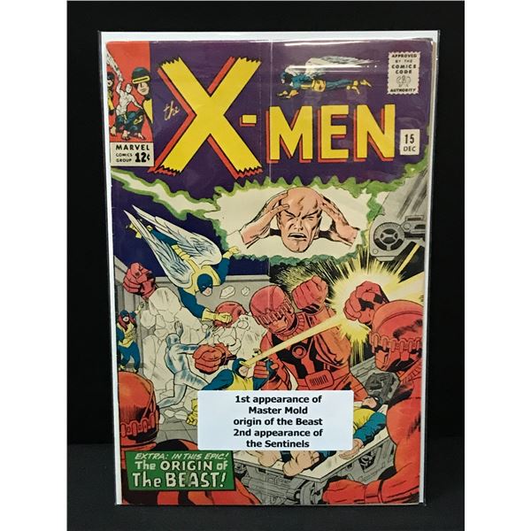 THE X-MEN #15 1ST APP MASTER MOLD - MARVEL COMICS