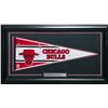 Image 1 : 1988 Chicago Bulls Autographed Framed Pennant With 6 Signatures Including Michael Jordan BECKETT