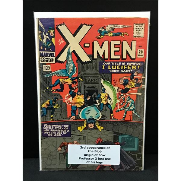 THE X-MEN #20 ORIGIN OF HOW PROFESSOR X LOST HIS LEGS - MARVEL COMICS