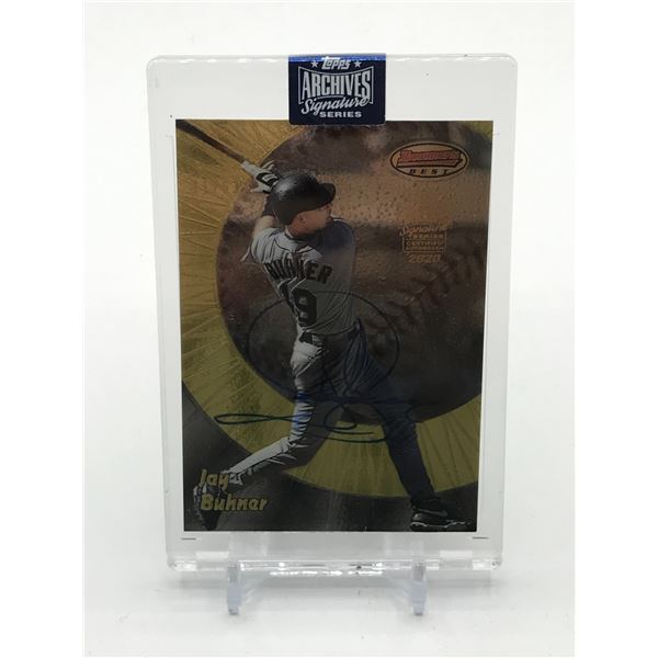 TOPPS ARHCIVES SIGNATURE SERIES JAY BUCHNER SIGNED TRADING CARD 11/53