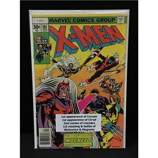 X-MEN #104 LOTS OF 1STS - MARVEL COMICS