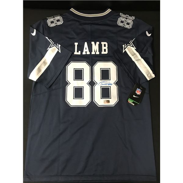 CEE DEE LAMB SIGNED DALLAS COWBOYS CUSTOM JERSEY - ELITE COA