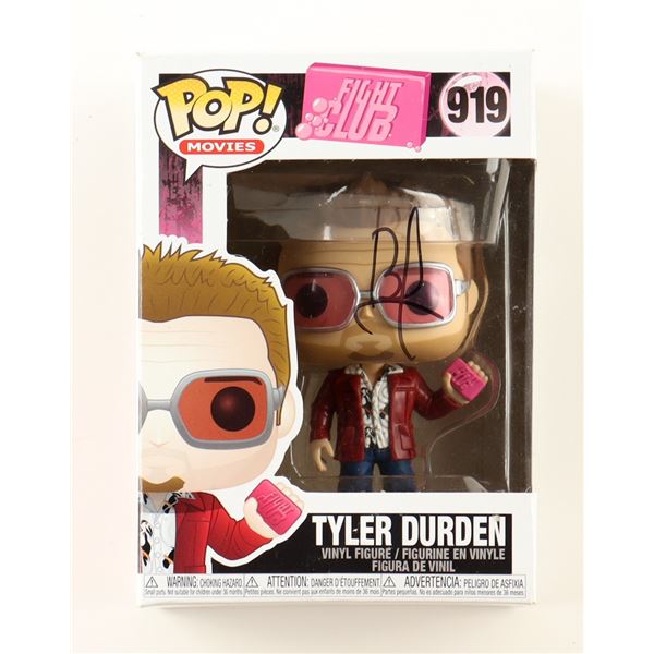 BRAD PITT SIGNED TYLER DURDEN FIGHT CLUB FUNKO POP - BECKETT COA