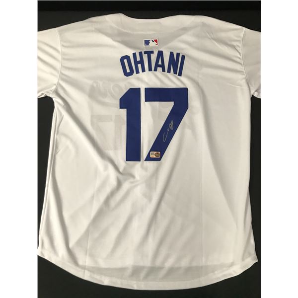 SHOHEI OHTANI SIGNED LOS ANGELES DODGERS CUSTOM JERSEY - ELITE COA