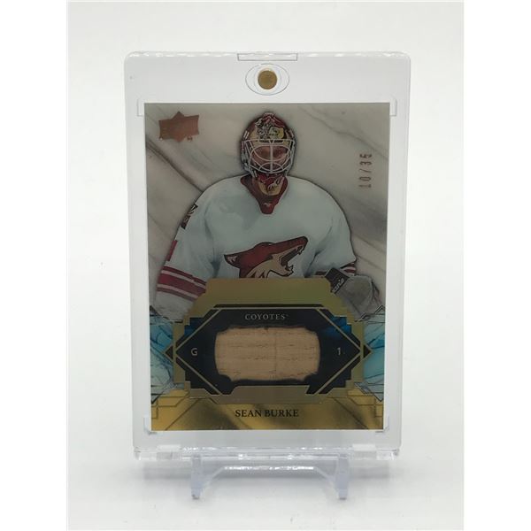 2019-20 UPPER DECK ENGRAINED HOCKEY SEAN BURKE PATCH TRADING CARD 10/35
