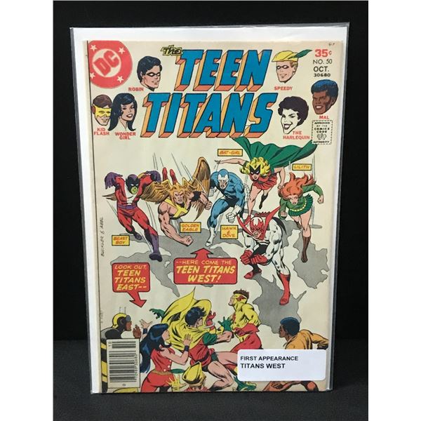 TEEN TITANS #50 1ST APP TITANS WEST - DC COMICS
