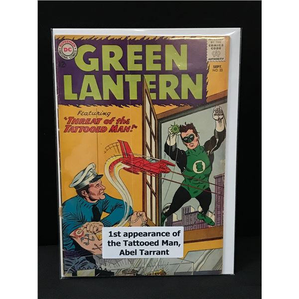 GREEN LANTERN #23 1ST APP THE TATTOOED MAN - DC COMICS