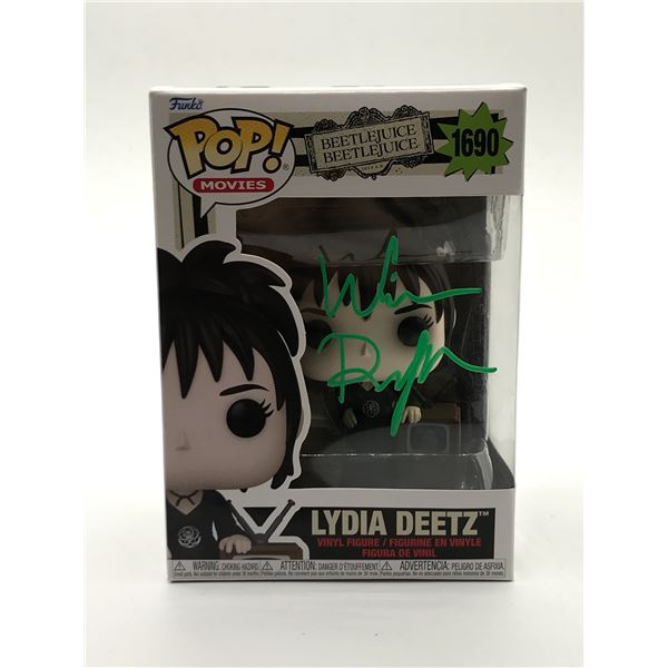 WYNONA RYDER SIGNED LYDIA DEETZ BEETLEJUICE FUNKO POP - KB COA