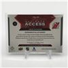 Image 2 : 2019-20 UPPER DECK ULTIMATE COLLECTION HOCKEY JACK HUGHES ULTIMATE ACCESS PATCH TRADING CARD