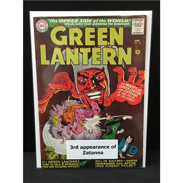 GREEN LANTERN #42 3RD APP ZATANNA - DC COMICS