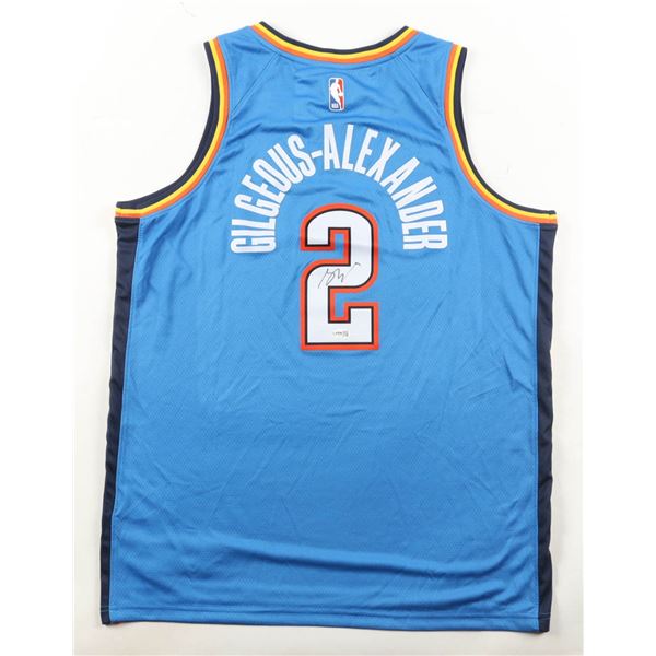 SHAI GILGEOUS ALEXANDER SIGNED BASKETBALL JERSEY - JSA COA