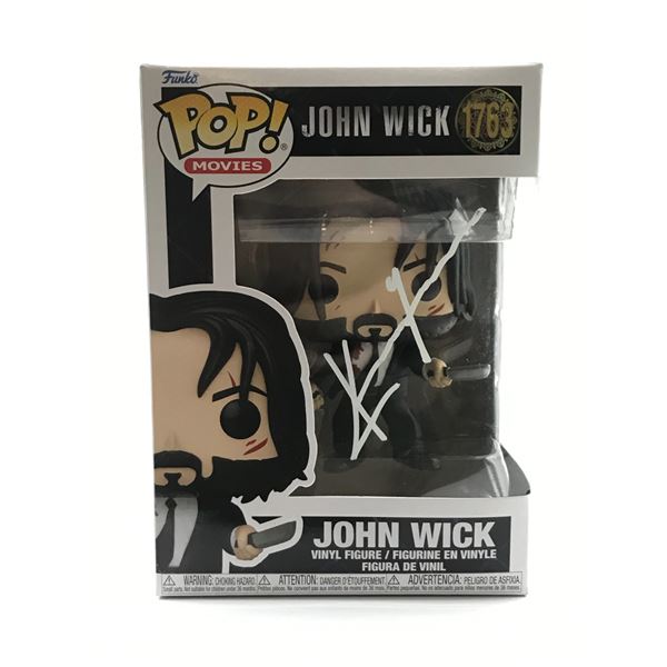 KEANU REEVES SIGNED JOHN WICK FUNKO POP - KB COA