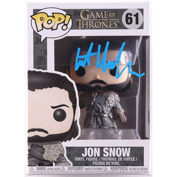 KIT HARRINGTON SIGNED JON SNOW GAME OF THRONES FUNKO POP - BECKETT COA