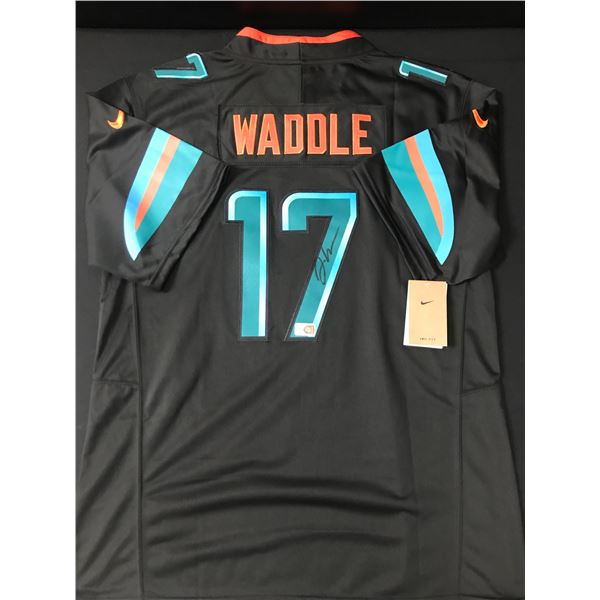 JAYLEN WADDLE SIGNED MIAMI DOLPHINS CUSTOM JERSEY - ELITE COA