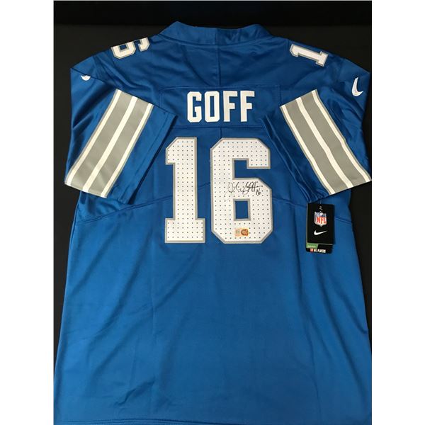 JARED GOFF SIGNED DETROIT LIONS CUSTOM JERSEY - ELITE COA