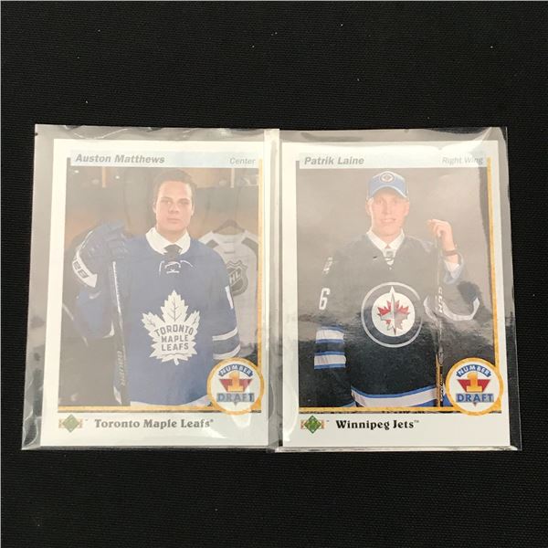 LOT OF 2 HOCKEY #1 DRAFT PICK TRADING CARDS