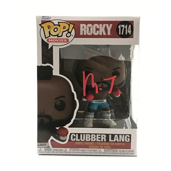 MR.T SIGNED CLUBBER LANG FUNKO POP (WWOC COA)