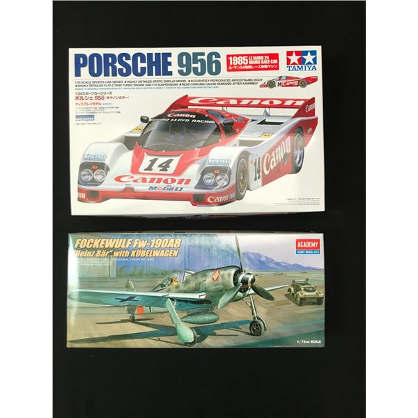 LOT OF 2 MODEL KITS IN ORIGINAL PACKAGING