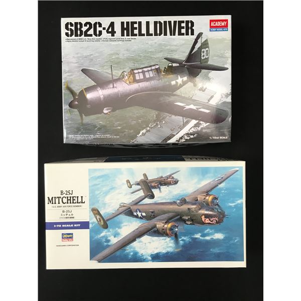 LOT OF 2 MODEL KIT AIRPLANES IN ORIGINAL PACKAGING