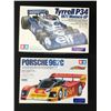 Image 1 : LOT OF 2 MODEL KIT RACING CARS IN ORIGINAL PACKAGING