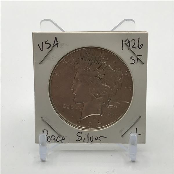 PEACE SILVER DOLLAR - MINTED IN 1926 IN SAN FRANCISCO