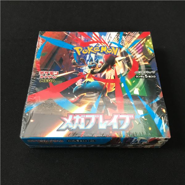 POKEMON TCG MEGA BRAVE JAPANESE SEALED TRADING CARD BOX