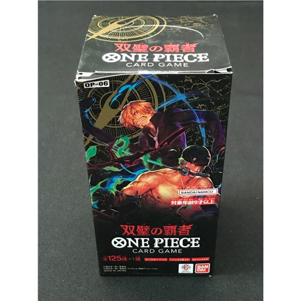 ONE PIECE TCG WINGS OF THE CAPTAIN OP-6 SEALED JAPANESE TRADING CARD BOX