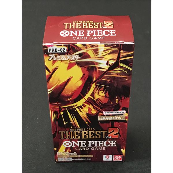 ONE PIECE TCG THE BEST VOL.2 PRB-02 SEALED JAPANESE TRADING CARD BOX