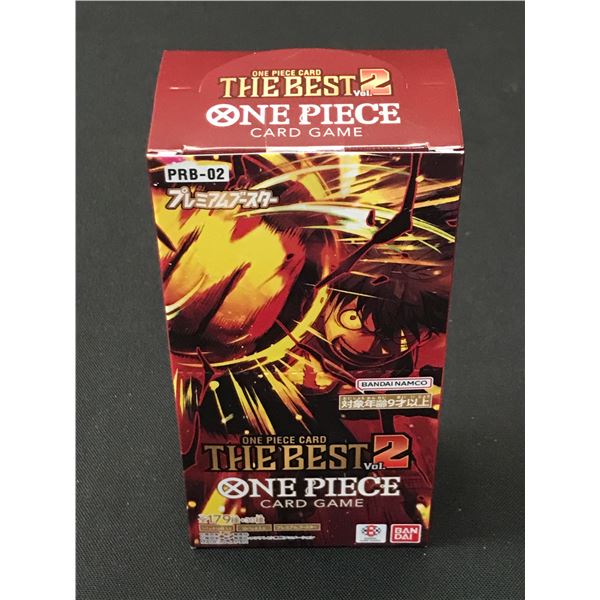 ONE PIECE TCG THE BEST VOL.2 PRB-02 SEALED JAPANESE TRADING CARD BOX
