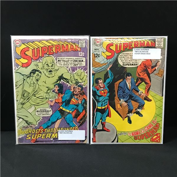 LOT OF 2 SUPERMAN COMICS