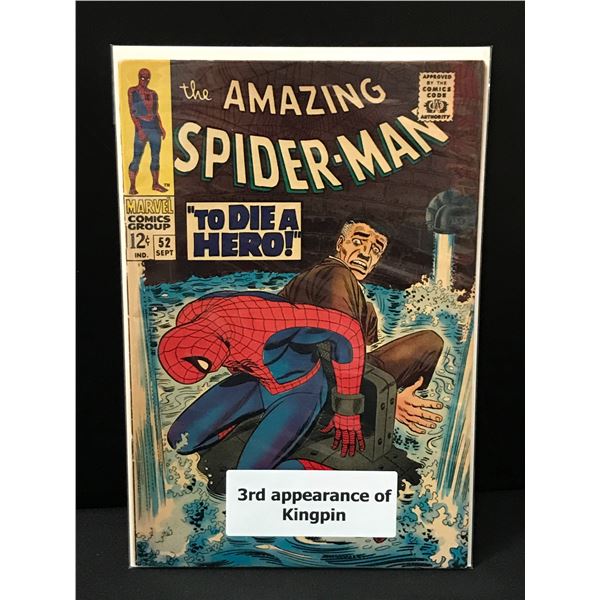 THE AMAZING SPIDERMAN #52 3RD APP KINGPIN - MARVEL COMICS