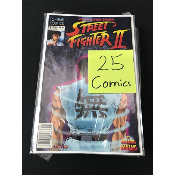 LOT OF 25 SUPER HERO COMICS COMICS (BAGGED AND NOARDED