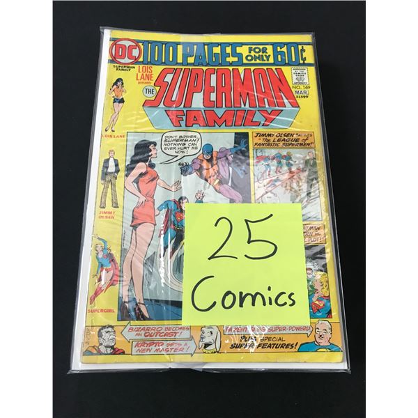 LOT OF 25 SUPER HERO COMICS COMICS (BAGGED AND NOARDED