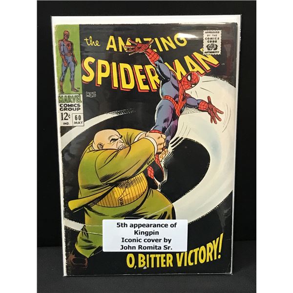 THE AMAZING SPIDERMAN #60 5TH APP KINGPIN - MARVEL COMICS