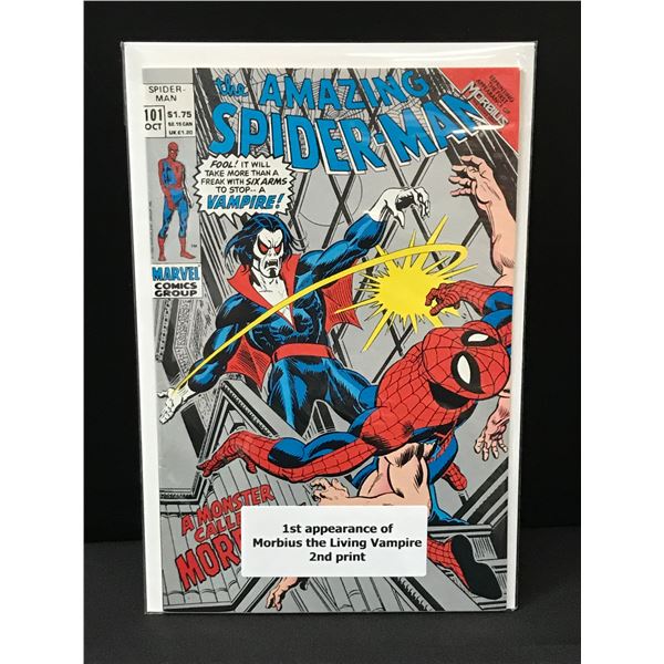 THE AMAZING SPIDERMAN #101 1ST APP MORBIUS 2ND PRINT - MARVEL COMICS