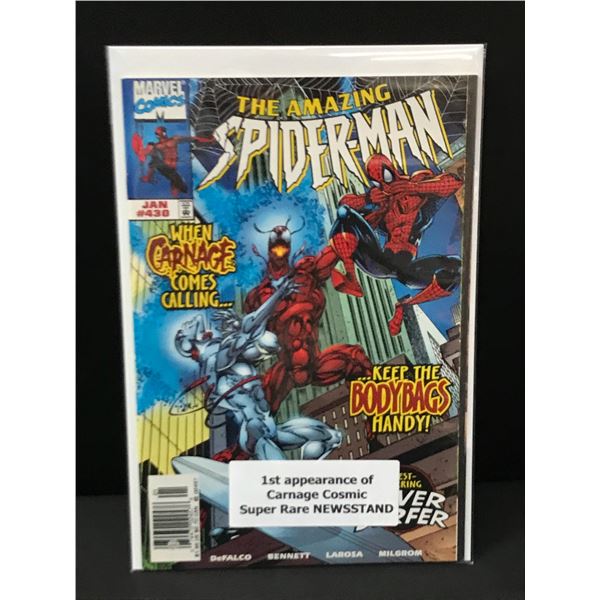 THE AMAZING SPIDERMAN #430 1ST APP CARNAGE COSMIC - MARVEL COMICS