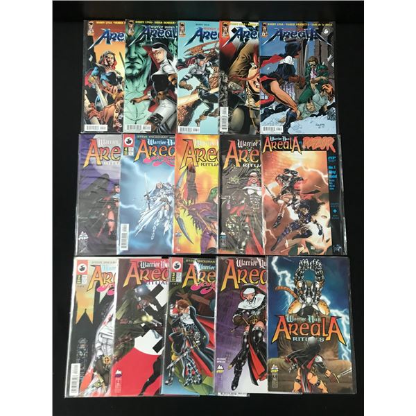 LOT OF 15 WARRIOR NUN AREALA COMICS