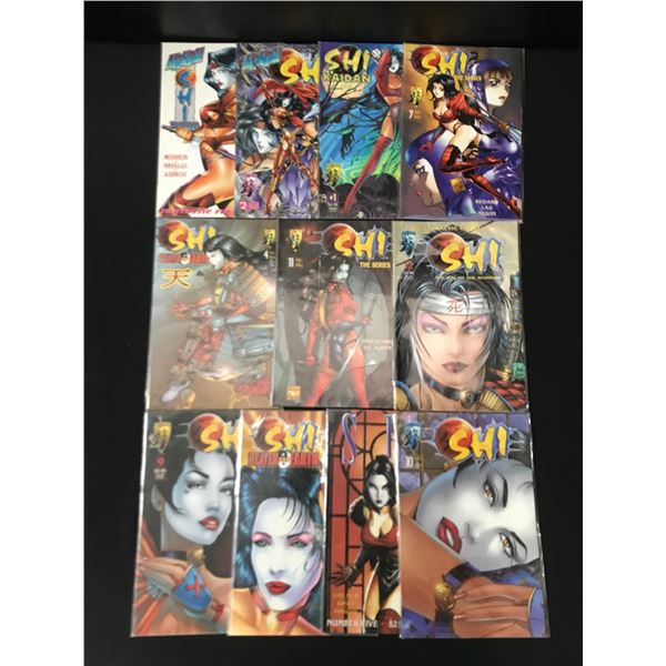 LOT OF 11 SHI COMICS