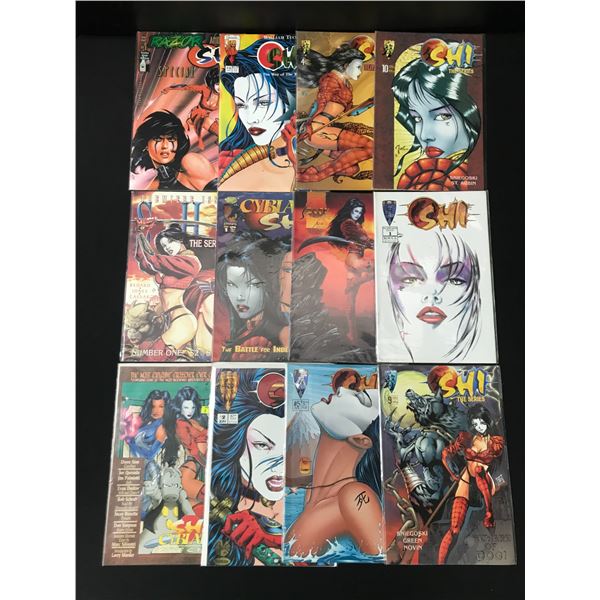 LOT OF 12 SHI COMICS - HARRIS COMICS