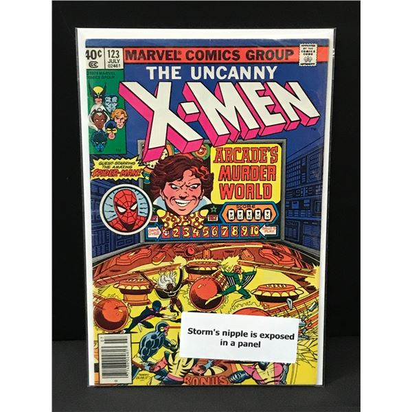 THE UNCANNY X-MEN #123 STORM NIPPLE EXPOSED IS EXPOSED IN PANEL- MARVEL COMICS