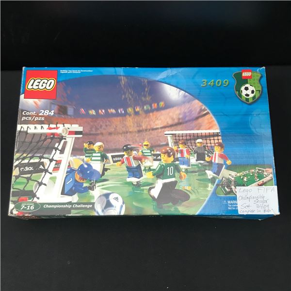 LEGO FIFA #3409 CHAMPIONSHIP SOCCER COMPLETE IN BOX